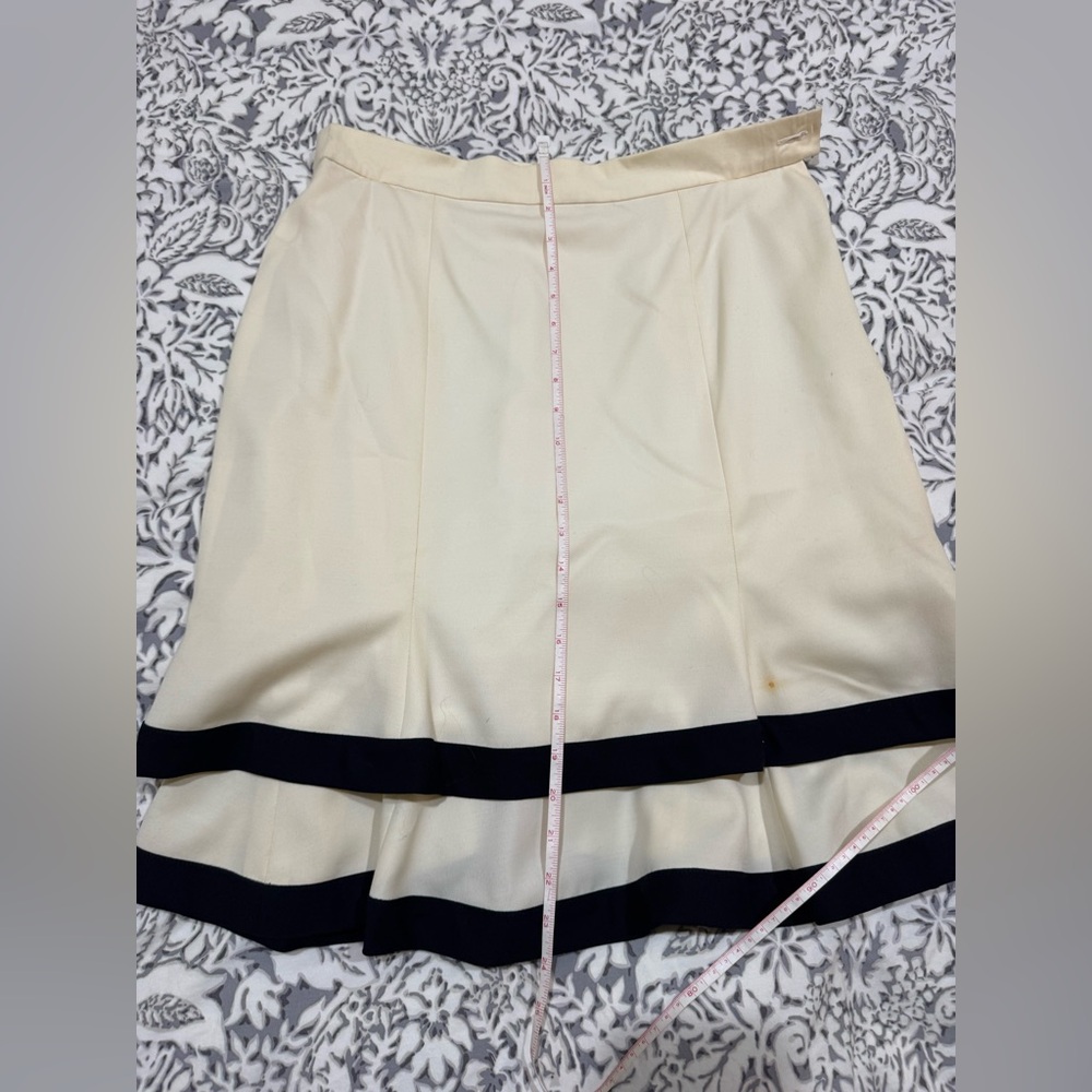 Vintage Escada Elegant wool Cream Double-Breasted Women's suit size 40/42German - Picture 14 of 16
